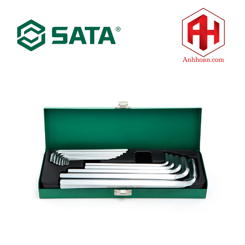 Bộ lục giác loại dài 14 chi tiết SATA 09143