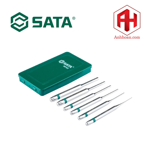 Bộ đột mũi tròn SATA 1 bộ 6 cái 09162