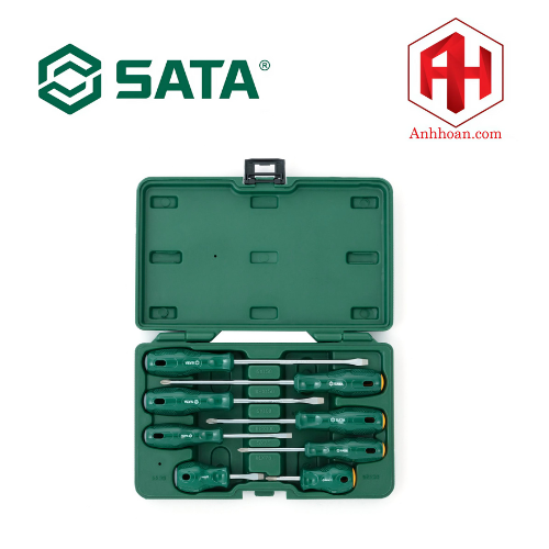 Bộ tuốc nơ vít 8 chi tiết SATA 09306