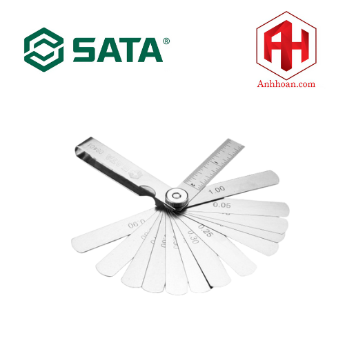 Bộ thước lá 14 chi tiết 0.05 - 1mm SATA 09401