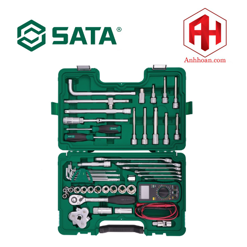 Bộ dụng cụ sửa chữa ô tô SATA 1 bộ 49 cái 09508