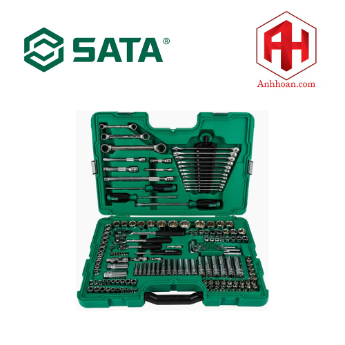 Bộ cờ lê - đầu tuýp 150 chi tiết SATA 09510