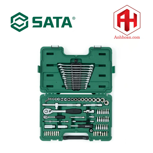 Bộ dụng cụ sửa chữa cơ khí ô tô 80 chi tiết SATA 09518