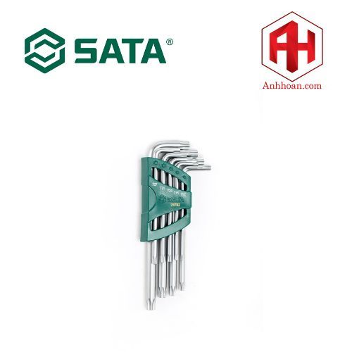 Bộ lục giác sao loại dài 9 chi tiết SATA 09702