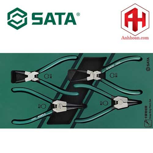 Bộ kìm mở phe 7 inch 4 chi tiết  SATA 09911A