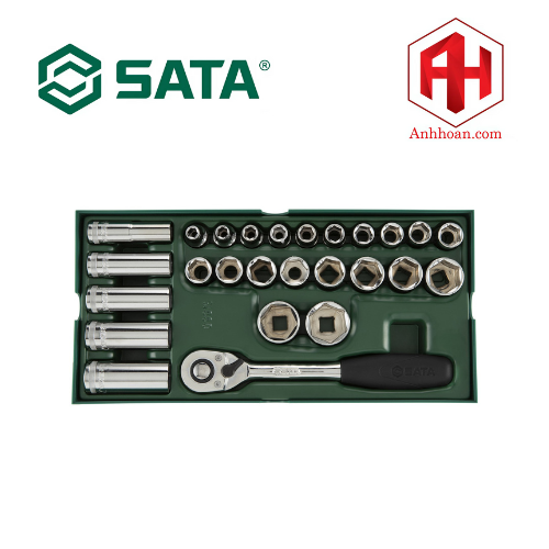 Bộ khay đầu tuýp 26 chi tiết 1/2