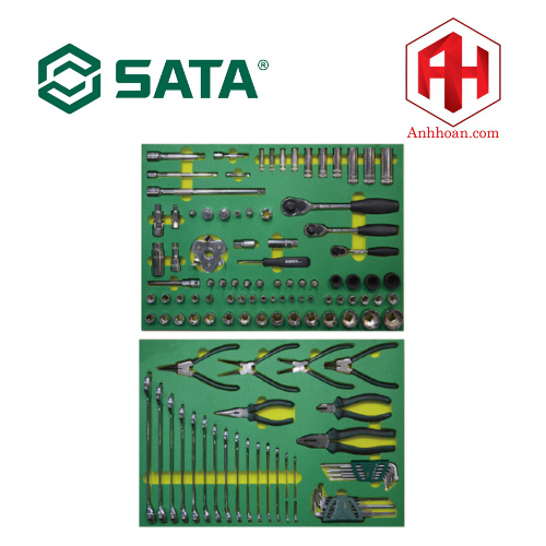 Bộ dụng cụ bảo trì thân ôtô SATA 1 bộ 121 cái 09922