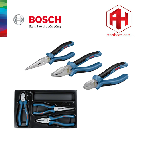 Bosch Bộ kềm cắt 3 món 1600A016BG