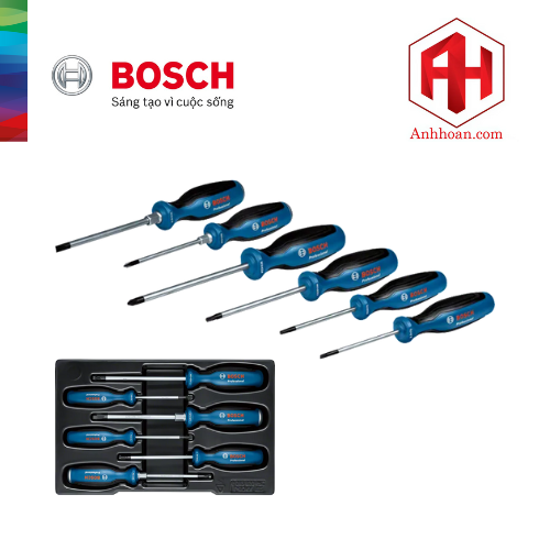 Bosch Bộ tua vít 6 món 1600A02CV3