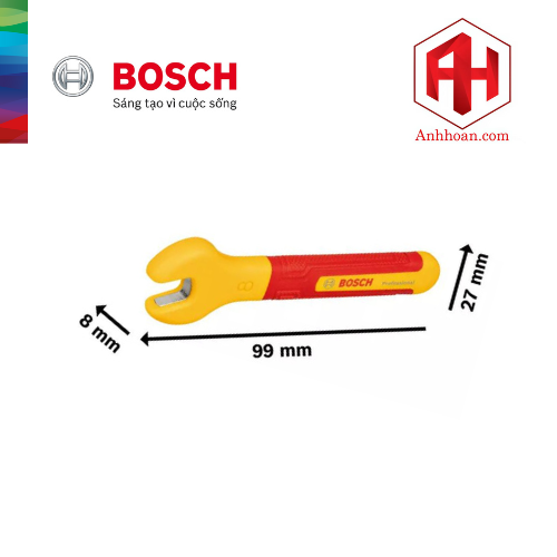 Bosch Cờ lê cách điện 1000V VDE 8mm 1600A02NE9