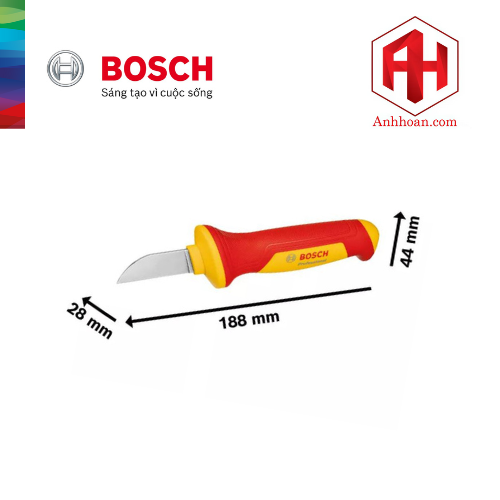 Bosch Dao rọc cáp cách điện 1000V VDE 1600A02NF5