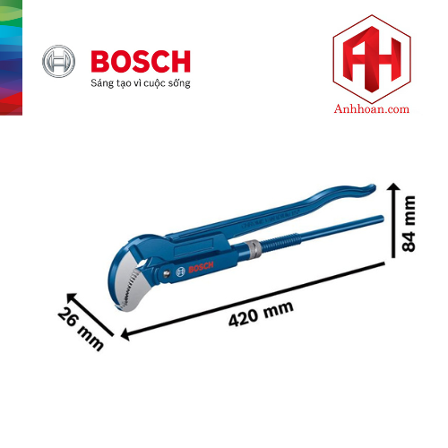 Bosch Kềm siết mỏ quạ dạng góc 45° 1600A02W3T
