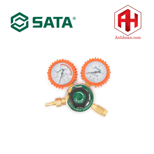 Đồng hồ điều áp khí Acetylen ren ngoài  SATA 31332