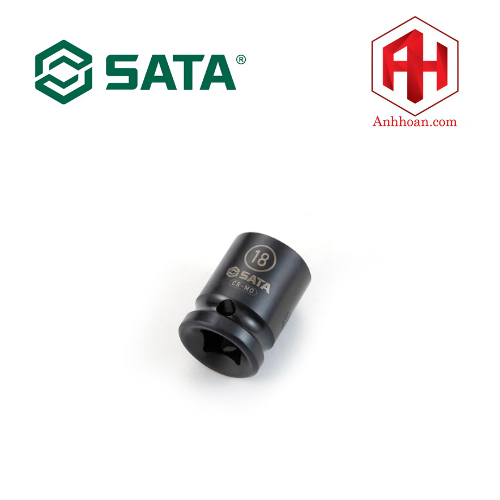 Đầu tuýp đen 6 cạnh SATA 18mm 34311