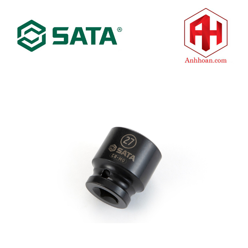 Đầu tuýp đen lục giác SATA 27mm 34320