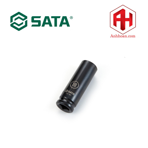 Đầu tuýp đen 6 cạnh SATA 19mm 34412