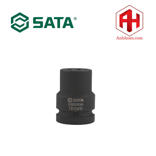 Đầu tuýp đen SATA 18mm 34506