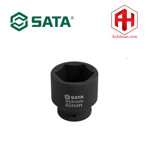 Đầu tuýp đen SATA 40mm 34528