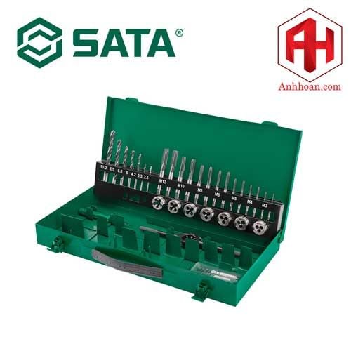 Bộ taro thép HSS 37 chi tiết SATA 50455