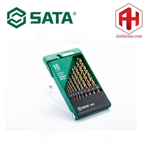 Bộ mũi khoan xoắn bộ 10 cái SATA 52810