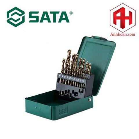 Bộ mũi khoan INOX HSS-CO 19 cái SATA 52819