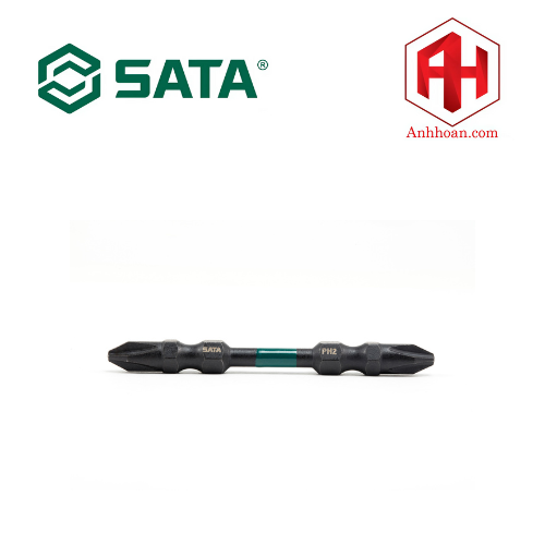 Bộ đầu tuốc nơ vít đen 2 đầu SATA 1/4 inch 1 bộ 10 cái 59802