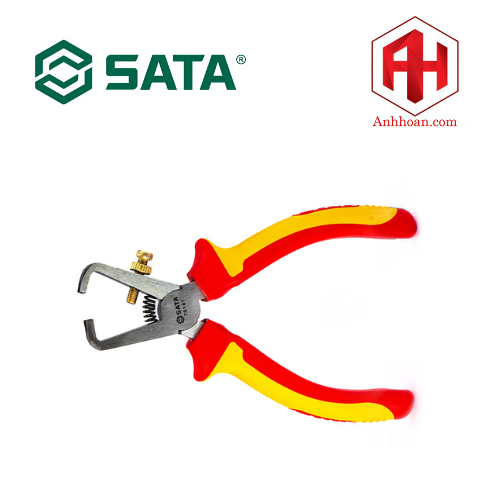 Kìm cắt dây kim loại mũi cong SATA 6 inch 70121D