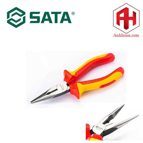 Kìm cắt mũi nhọn VDE SATA 6 inch 70131