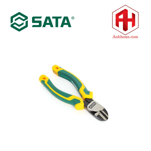 Kìm cắt dây kim loại mũi cong SATA 6 inch 70221D