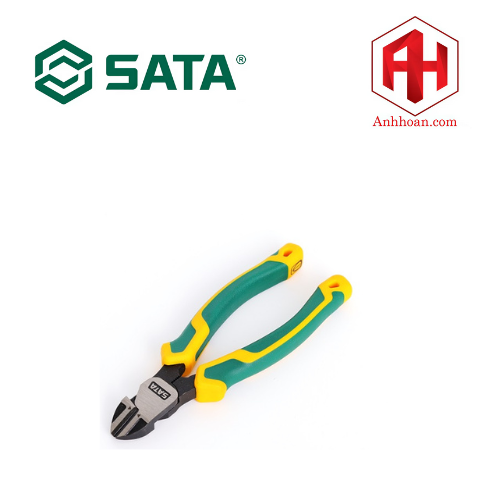 Kìm cắt dây kim loại mũi cong SATA 6 inch 70222D