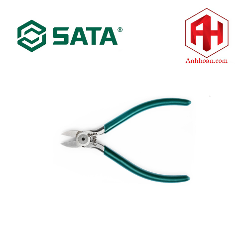 Kìm cắt mũi cong có lò xo SATA 4 inch 70631