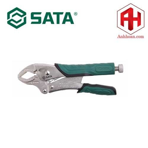 Kìm khóa X mũi cong  7 inch SATA 71001