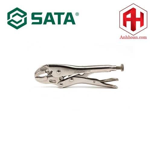 Kìm bấm chết mũi cong 5" SATA 71101