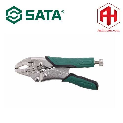 Kìm bấm chết mũi cong 10" SATA 71107