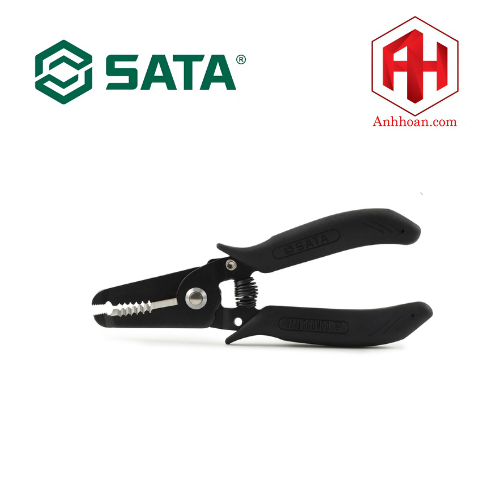 Kìm tuốt dây điện 5" (0.8-6mm) chống tĩnh điện SATA 75141