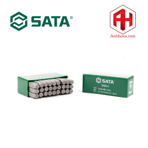 Bộ khuôn kỹ thuật đóng chữ xuôi SATA 1 bộ 27 cái 90806