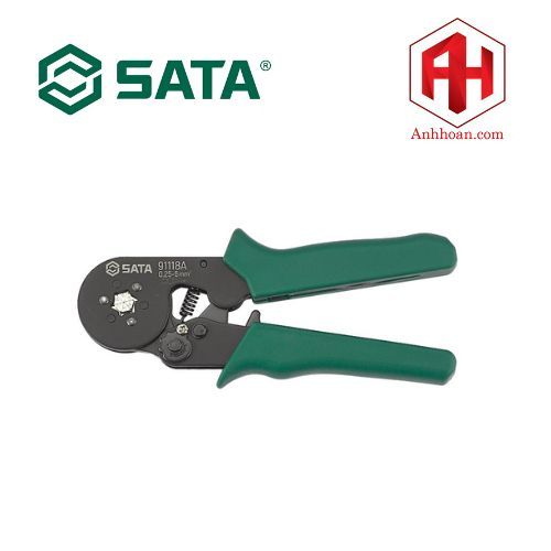 Kìm bấm cos lục giác  7 inch SATA 91118A