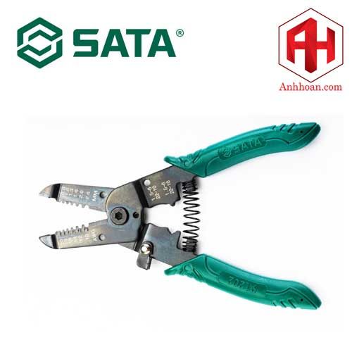 Kìm cắt - tuốt dây 7" SATA 91202