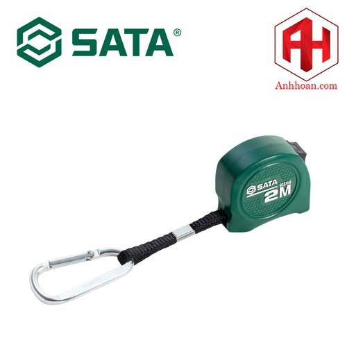 Thước cuộn 2 mặt 2mx13mm SATA 91311B