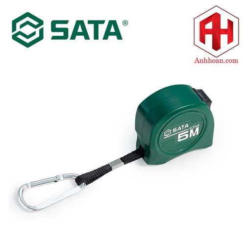 Thước dây chia vạch 2 mặt SATA 19*5000mm 91314B