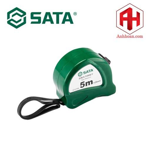 Thước cuộn thép 25mm*5m SATA 91315A