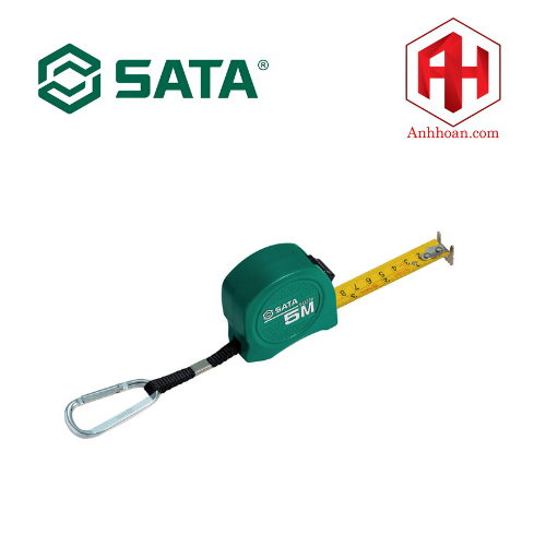 Thước cuộn thép 2 mặt 19mm*5m/16Ft SATA 91322B