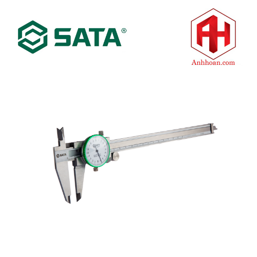 Thước cặp đồng hồ cơ 0-300mm, 0.02mm SATA 91523