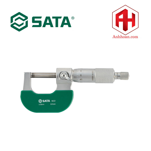 Thước micromet Panme SATA 0-25mm 91531