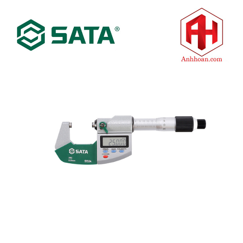 Thước micromet Panme SATA 0-25mm 91534