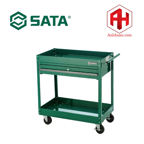 Xe đẩy 2 tầng - 1 ngăn kéo đơn SATA 95108A