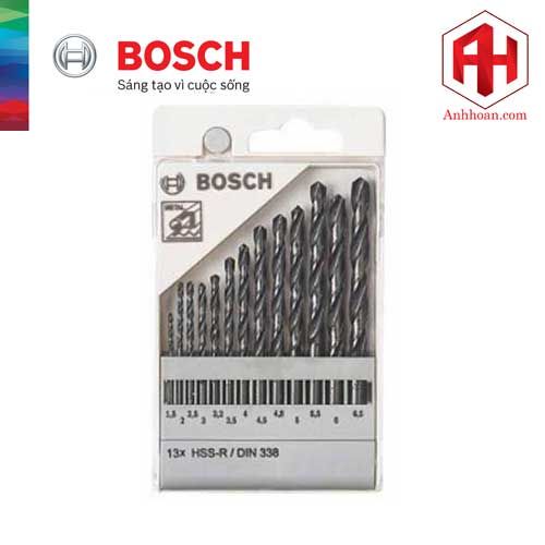 Bộ mũi khoan BOSCH HSS PointTeQ (13 Mũi, Ø 1.5 - 6.5)