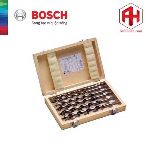 Bộ mũi khoan gỗ xoắn ốc Bosch 6 cây 2607019322