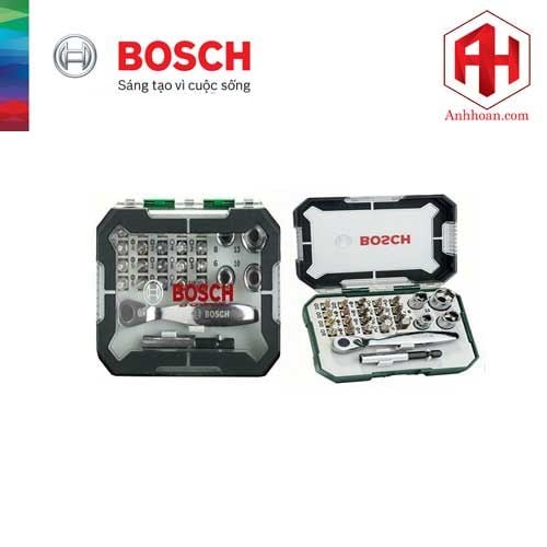 Bộ dụng cụ ốc vít 26 món Bosch 2607017322