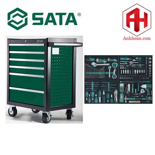 Bộ dụng cụ sửa chữa ô tô SATA 1 bộ 188 cái 09946